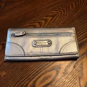 Franco Sarto silver wallet.